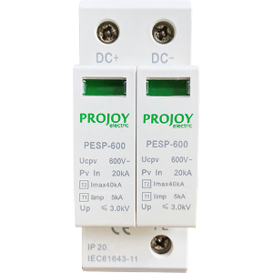 Überspannungsschutz PESP 600V DC 20 kA T2 2P