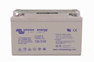 12V 110Ah Gel Deep Cycle Battery (front-angle)