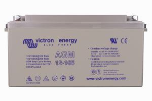 12V 165Ah AGM Deep Cycle Battery (front)