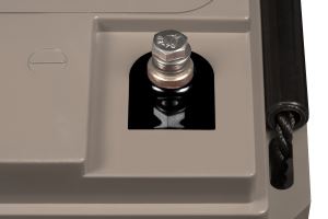 12V 90Ah AGM Deep Cycle Battery M6 (minus bolt)