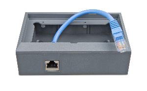 Wall mount enclosure for 65 x 120mm GX panels_front-angle