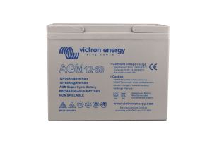 12V 60Ah AGM Super Cycle Battery (front) 