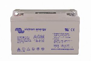 12V 110Ah AGM Deep Cycle Battery (front-angle)