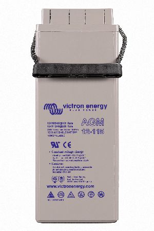 12V 115Ah AGM Telecom Battery (side)