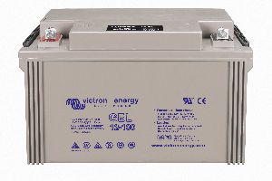 12V 130Ah Gel Deep Cycle Battery (front-angle)