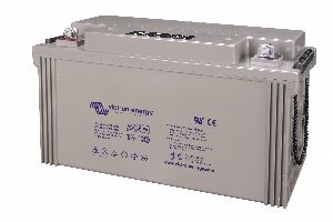 12V 130Ah Gel Deep Cycle Battery (left)