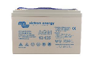 12V 125Ah AGM Super Cycle Battery (front)