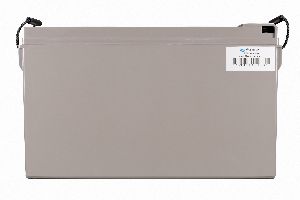12V 200Ah AGM Deep Cycle Battery (front)