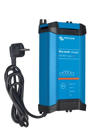 Blue Smart IP22 Charger 12V 15A (1) 230V (left-cable)