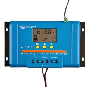 BlueSolar Charge Controller DUO LCD USB 12-24V-20A (top + display)