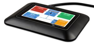 GX Touch adapter for CCGX cut-out (left)nw 