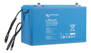 LiFePO4 Battery 12,8V-100Ah Smart (right) 