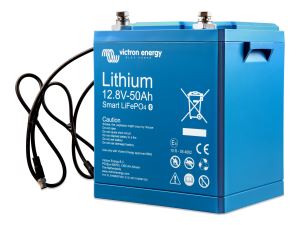 LiFePO4 Battery 12,8V 50Ah Smart (left) 