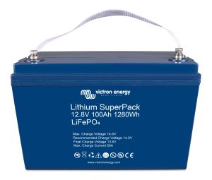 Lithium SuperPack 12,8V 100Ah 1280Wh (front-angle)