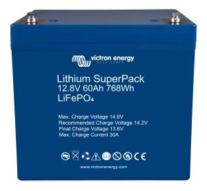 Lithium SuperPack 12,8V 60Ah 768Wh (front-angle)