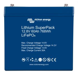 Lithium SuperPack 12,8V 60Ah 768Wh (front)