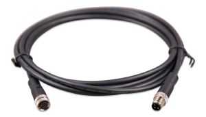 M8 circular connector MaleFemale 3 pole cable 2m (front2)