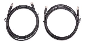 M8 circular connector MaleFemale 3 pole cable 2m (both cables)