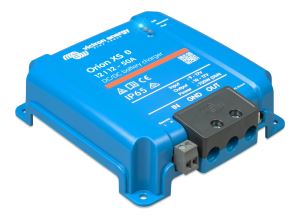 Orion XS 12/12-50A DC-DC battery charger (left) 