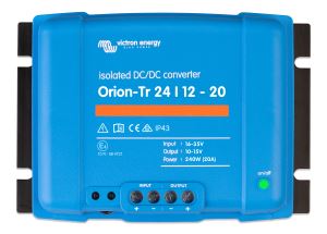 Orion-Tr 24-12 20A (240W) Isolated DC-DC converter (top) 