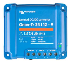 Orion-Tr 24/12-9A (110W) Isolated DC-DC converter (top) 