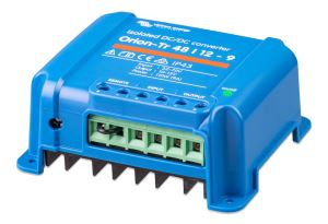 Orion-Tr 48/12-9A (110W) Isolated DC-DC converter (left) 