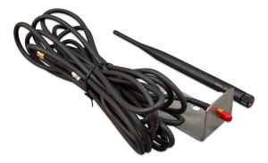 Outdoor LTE-M wall-mount antenna (left) 