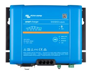 Smart IP43 Charger 12V 50A 3 outputs (top) 