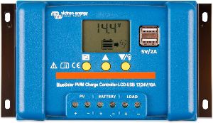 BlueSolar PWM-LCD&USB 12/24V-10A