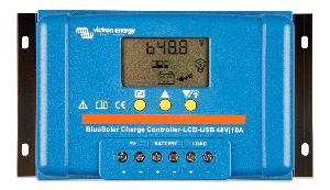 BlueSolar PWM Charge Controller LCD USB 48V-10A (top)