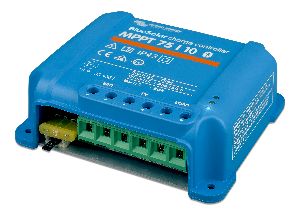 SmartSolar charge controller MPPT 75/10 (right)