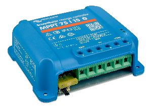 SmartSolar charge controller MPPT 75/15 (left)