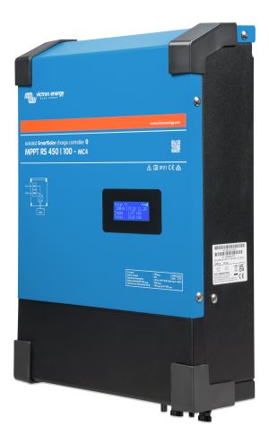 SmartSolar MPPT RS 450-100-MC4 (left) 