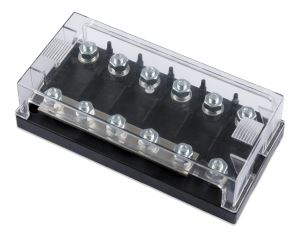 Fuse holder 6-way for MEGA-fuse (left-closed)