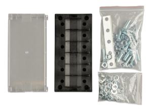 Fuse holder 6-way for MEGA-fuse (package) 