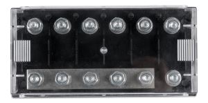 Fuse holder 6-way for MEGA-fuse (top)