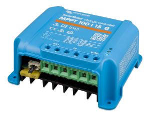 SmartSolar charge controller MPPT 100/15 (right) 
