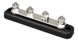 Busbar 150A 4P + PC cover (left)