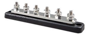 Busbar 250A 6P +cover (left)