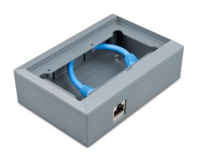 Wall mount enclosure for 65 x 120mm GX panels_left