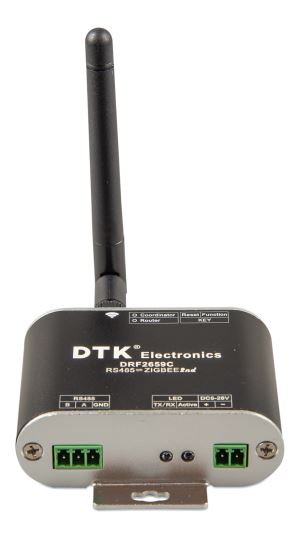 DRF2659C Zigbee to RS485 converter (front-angle)