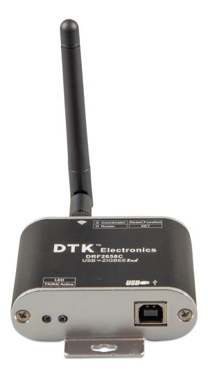 DRF2658C Zigbee to USB converter (front-angle)